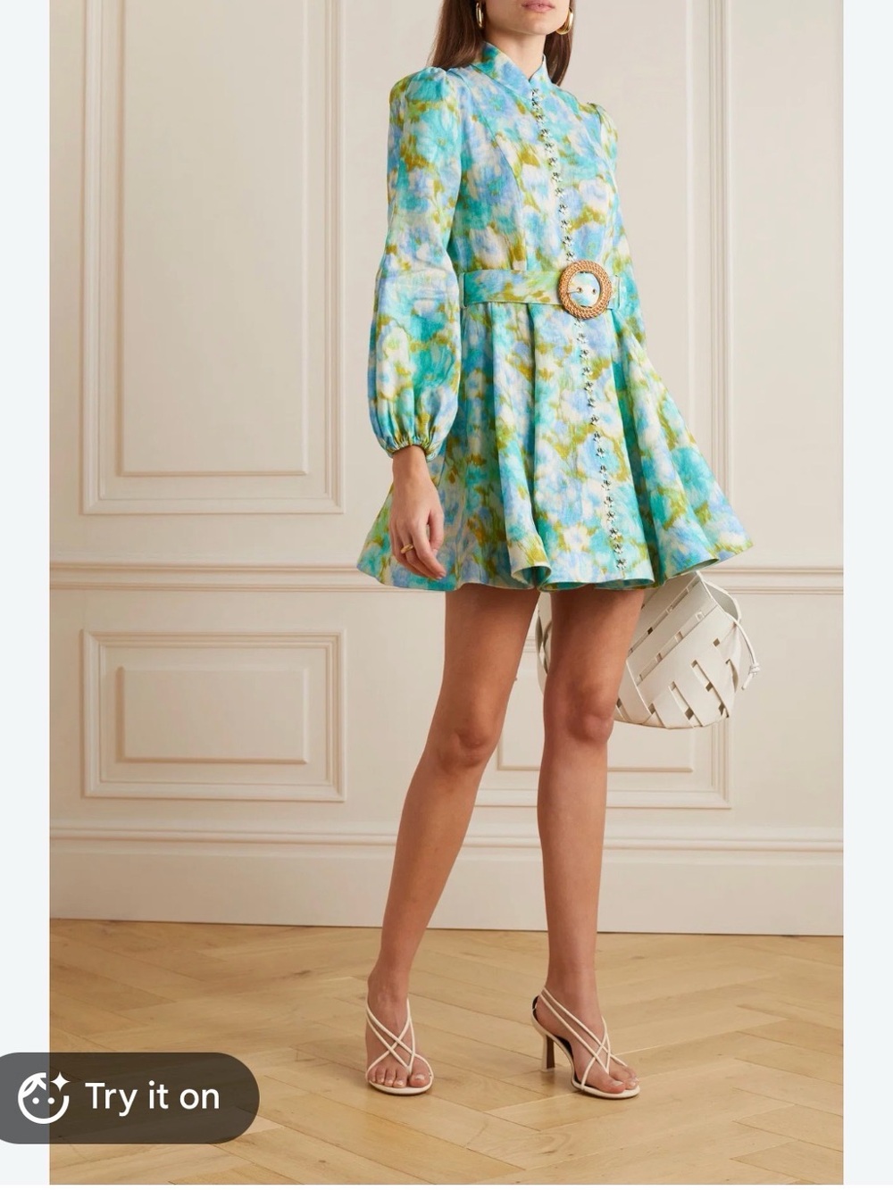 NWOT: Zimmerman High Tide Mini Dress